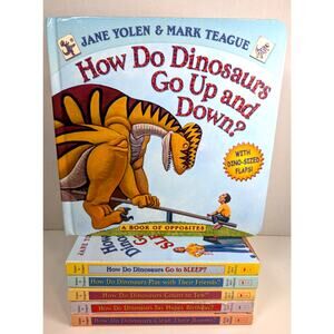 Lot of 6 HOW DO DINOSAURS... Board Books Series by Jane Yolen/Mark Teague